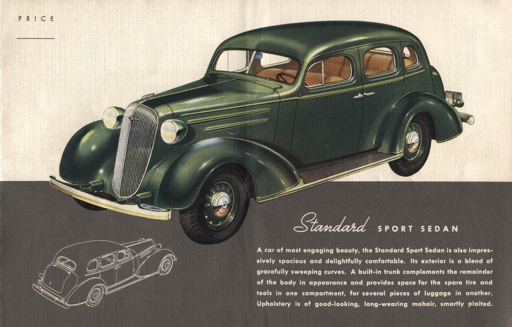 1936 Chevrolet Brochure Page 1
